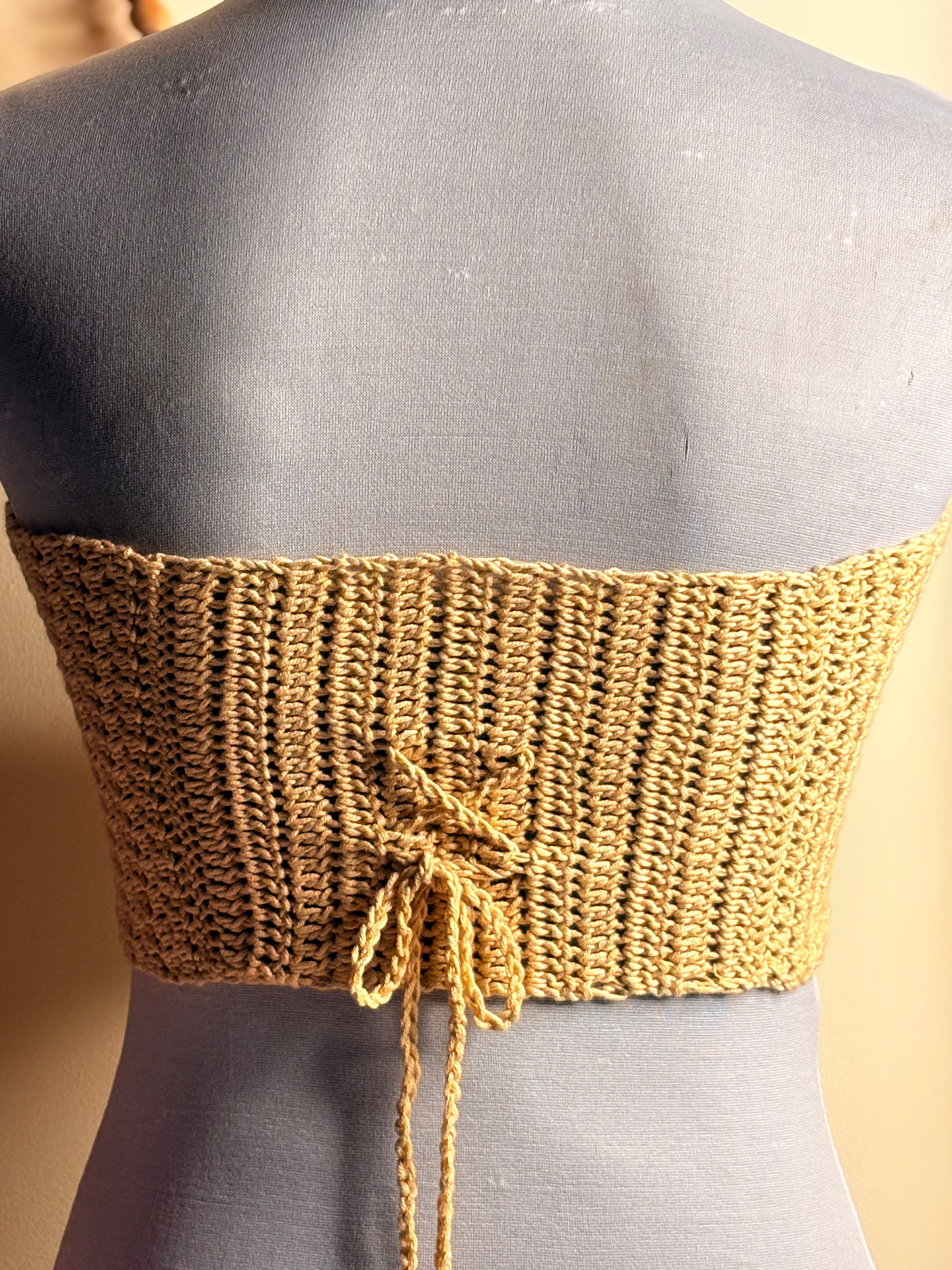 Oat crush bandeau Top