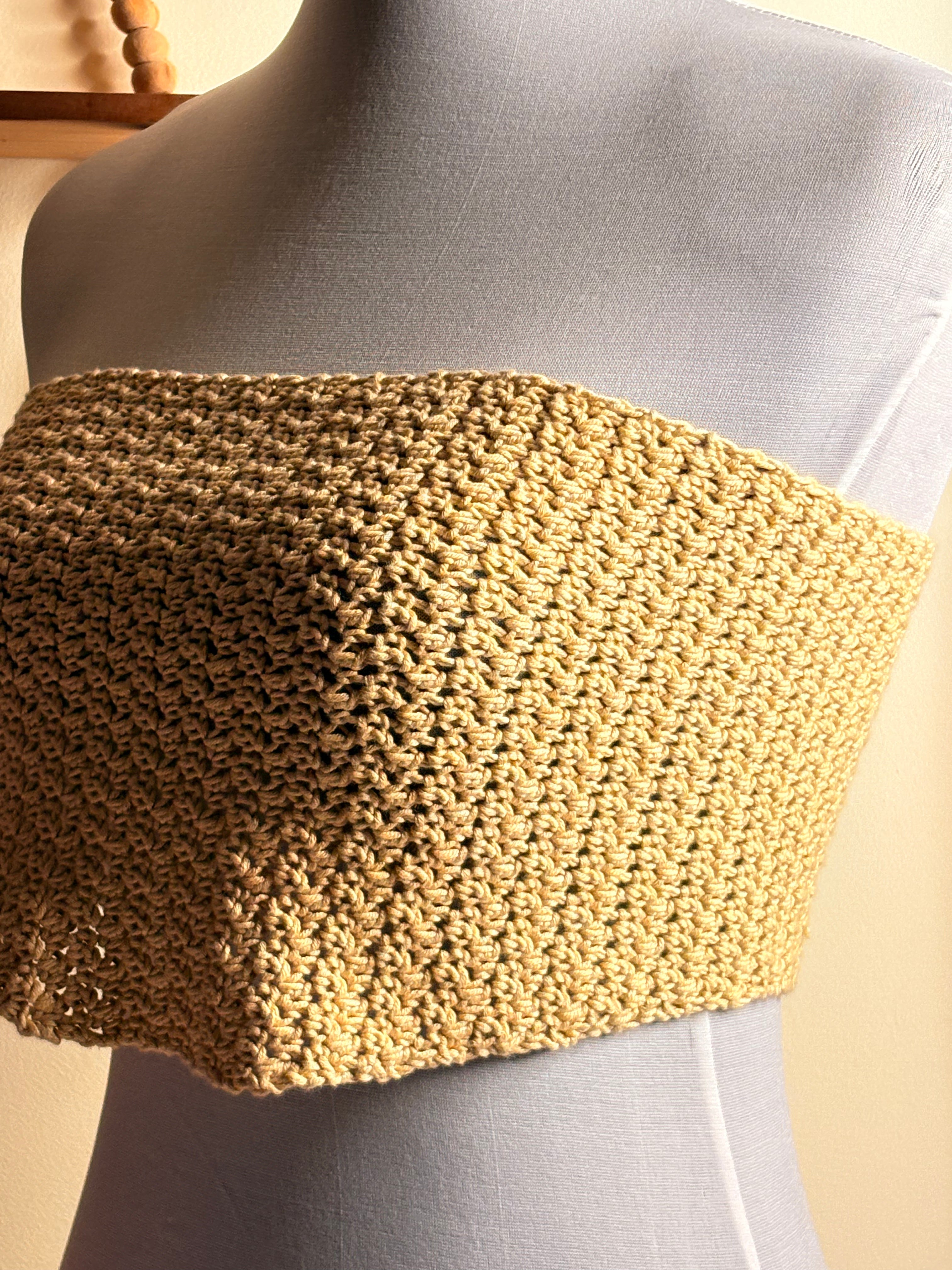 Oat crush bandeau Top