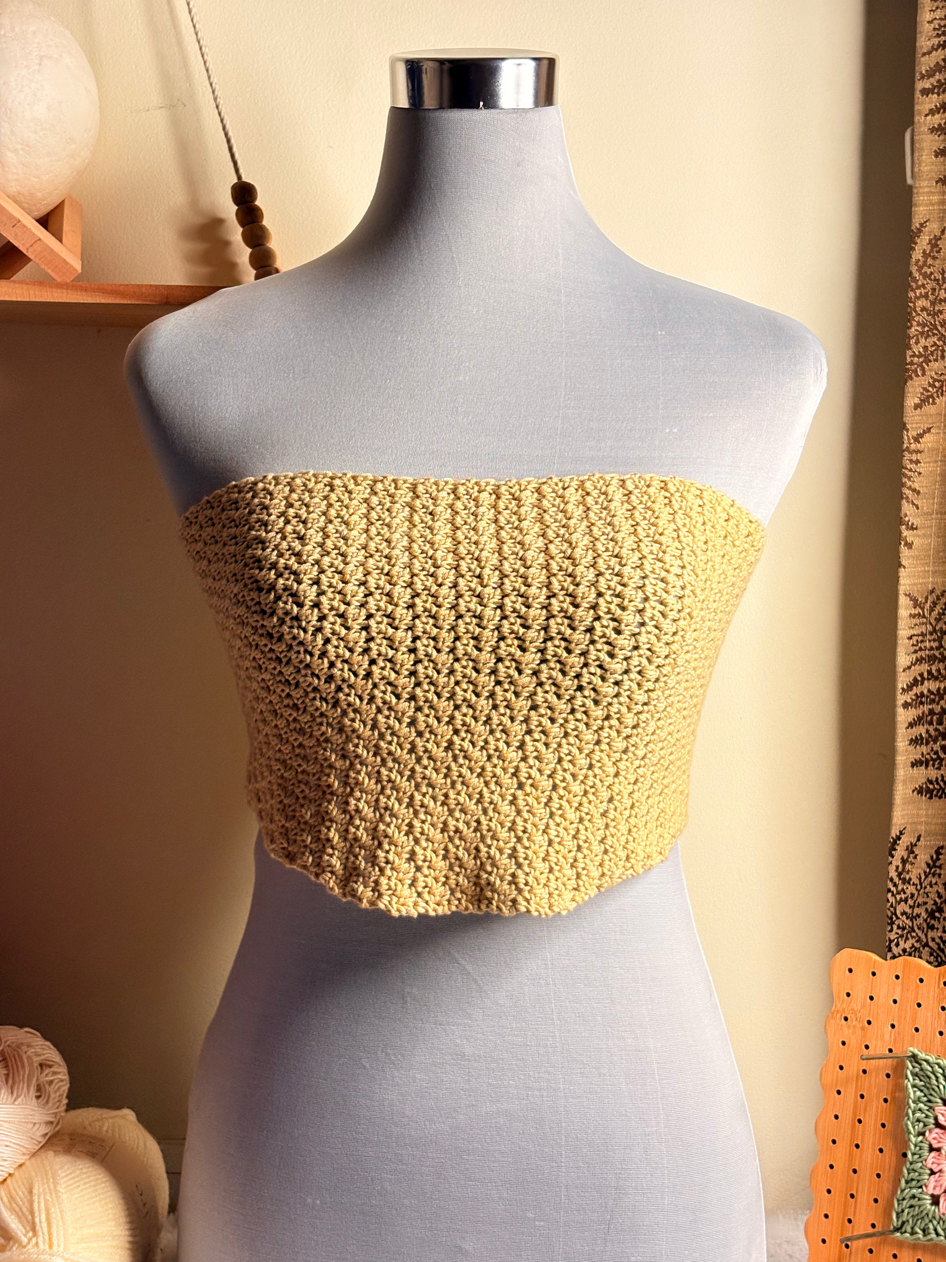 Oat crush bandeau Top