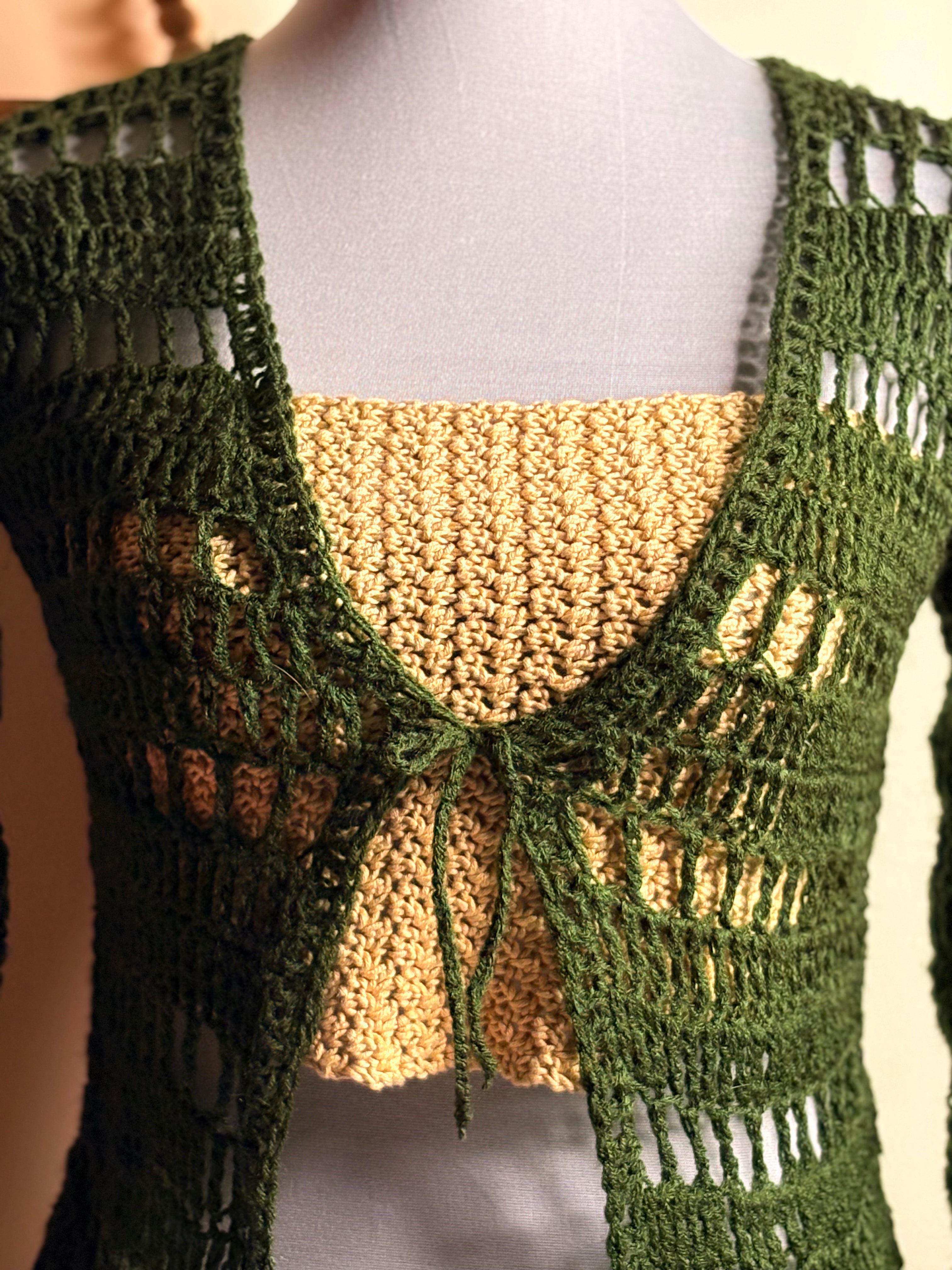 Forest Mist Mesh Cardigan