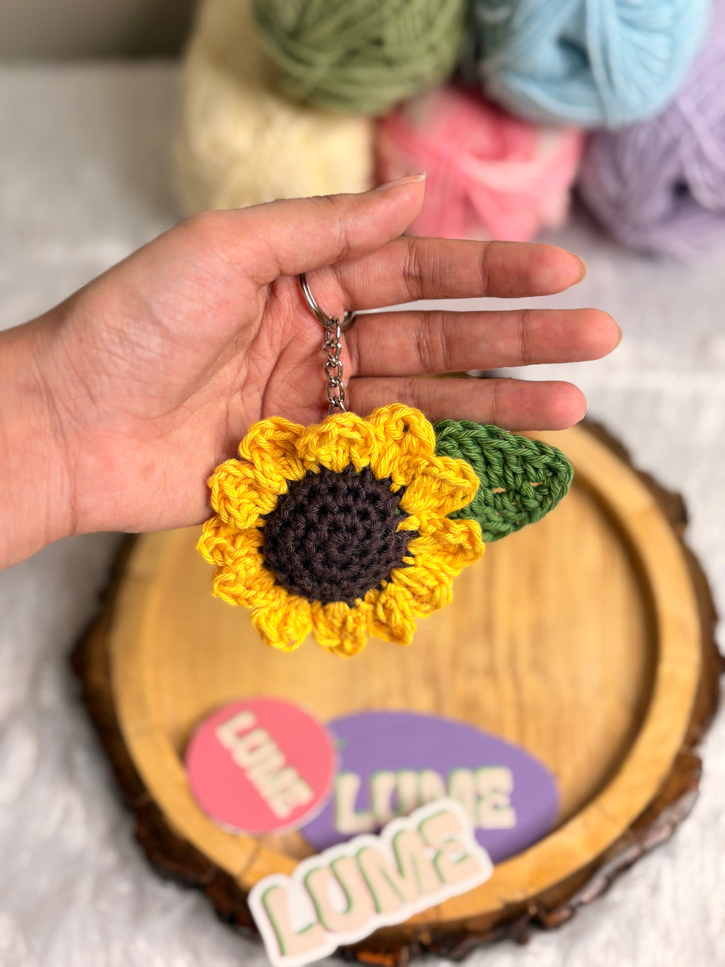 Sunflower charm