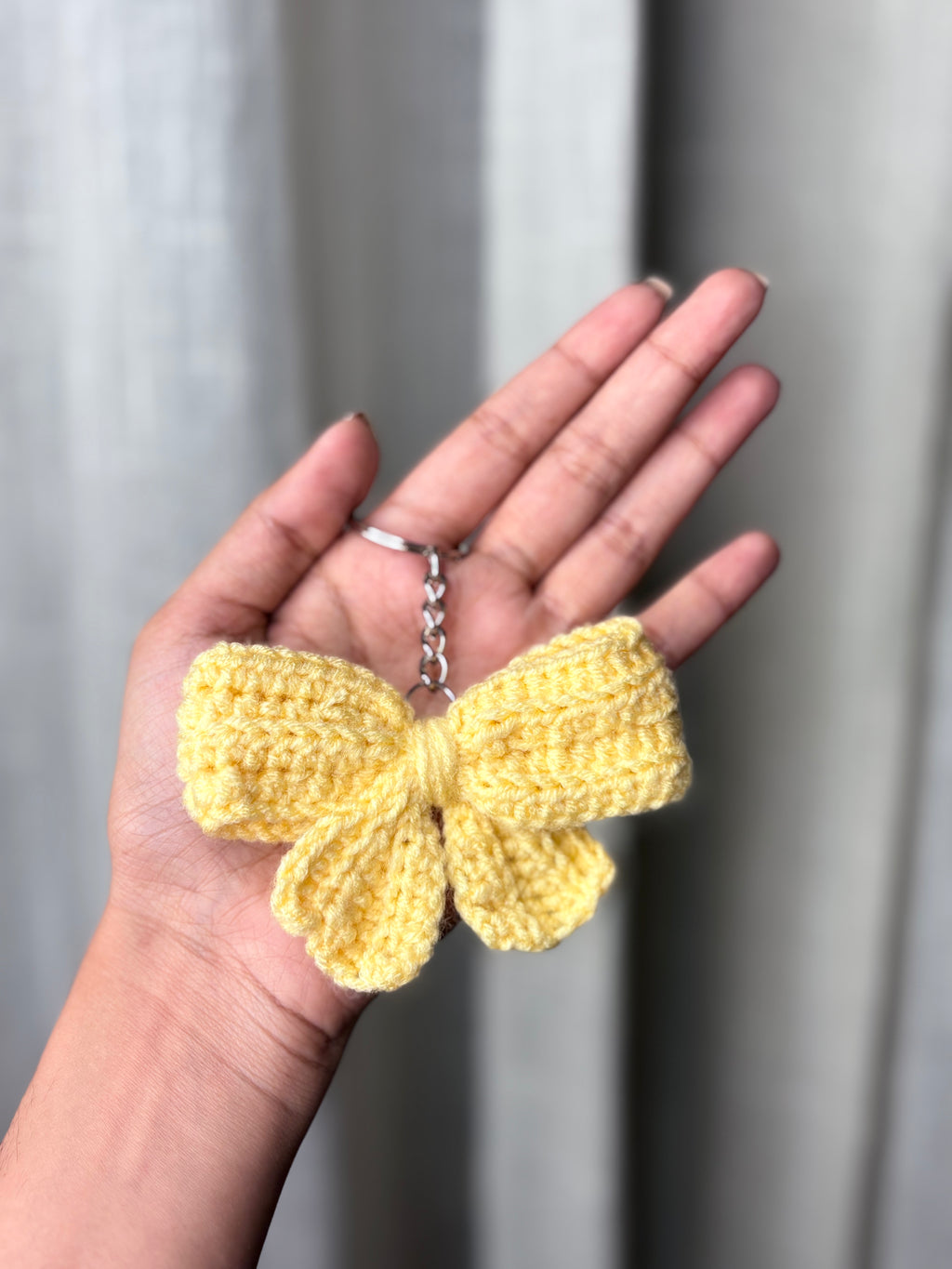 Yellow Bow keychain
