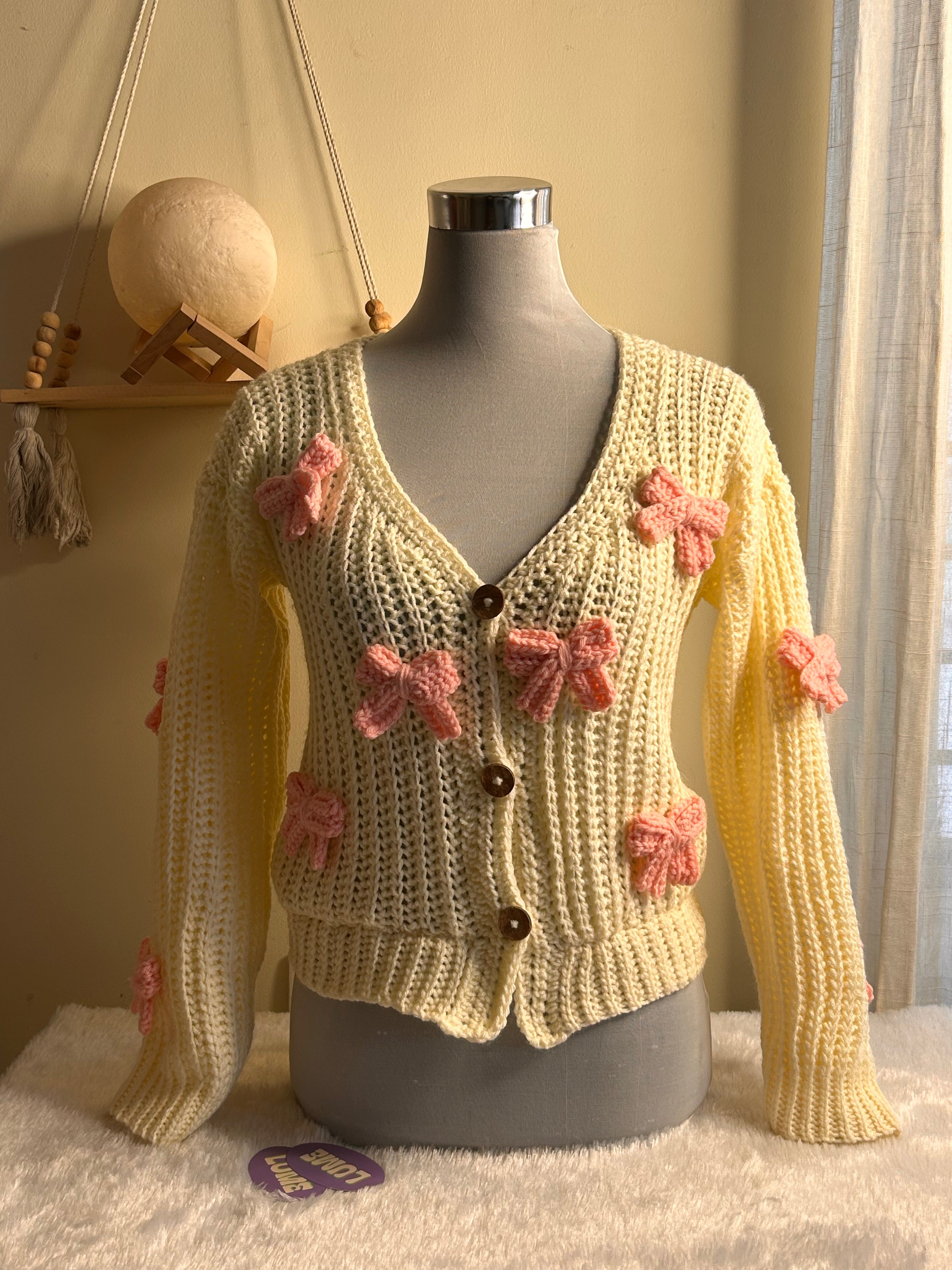 Blush Bow Cardigan