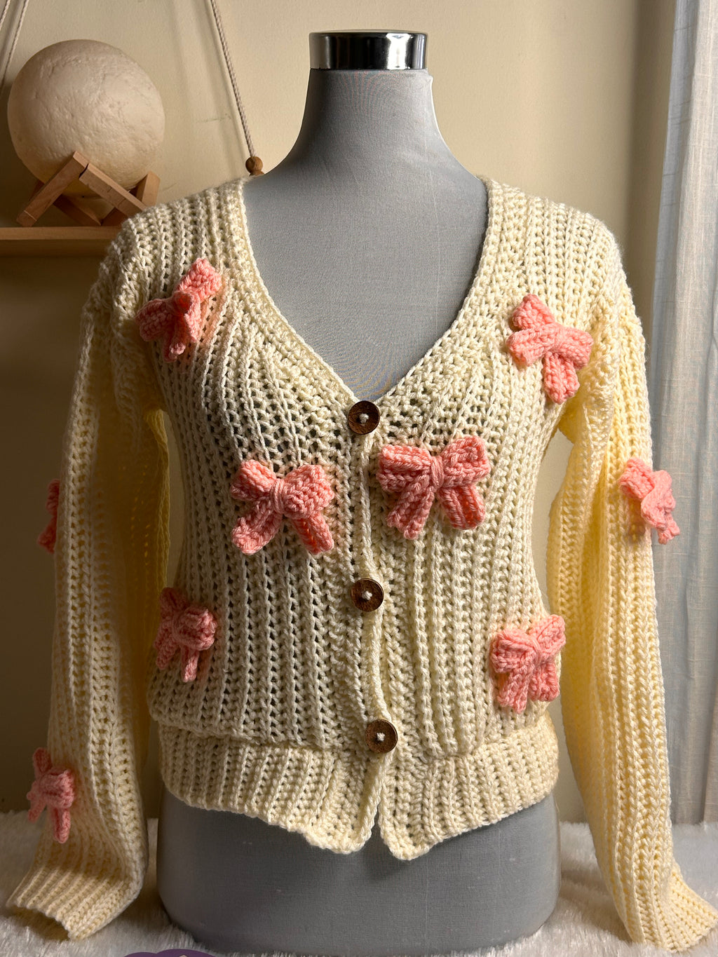 Blush Bow Cardigan