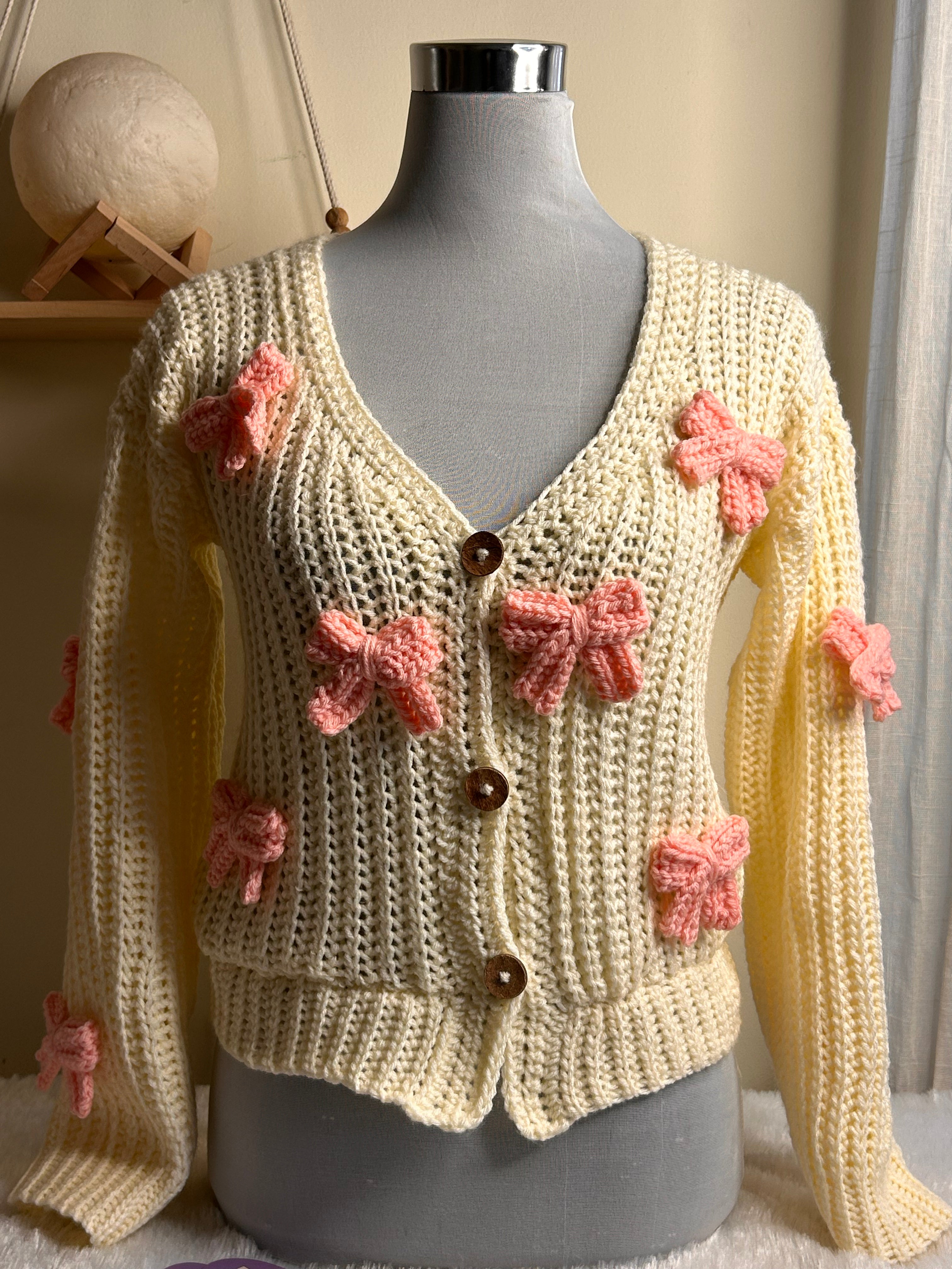 Blush Bow Cardigan