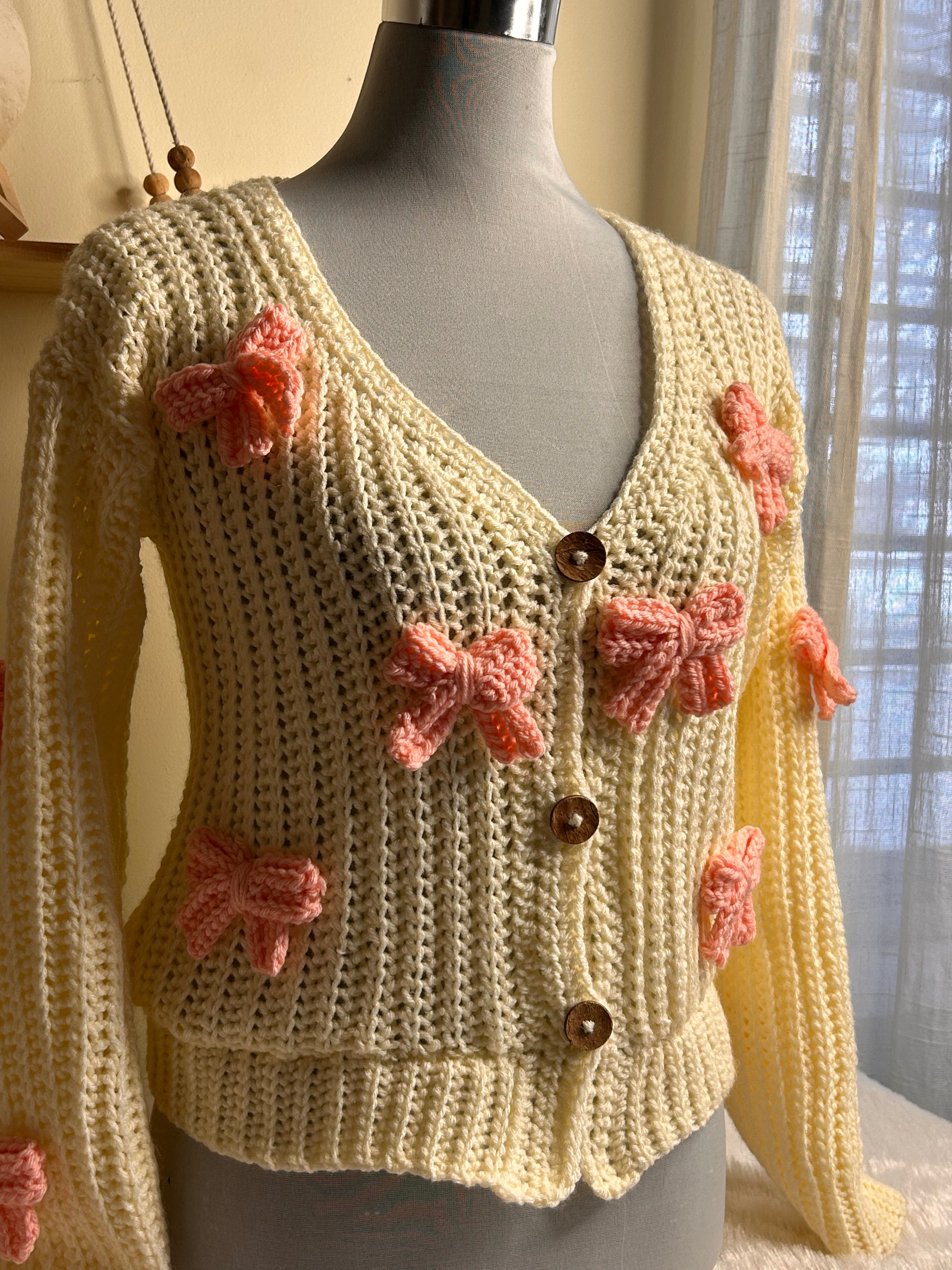 Blush Bow Cardigan