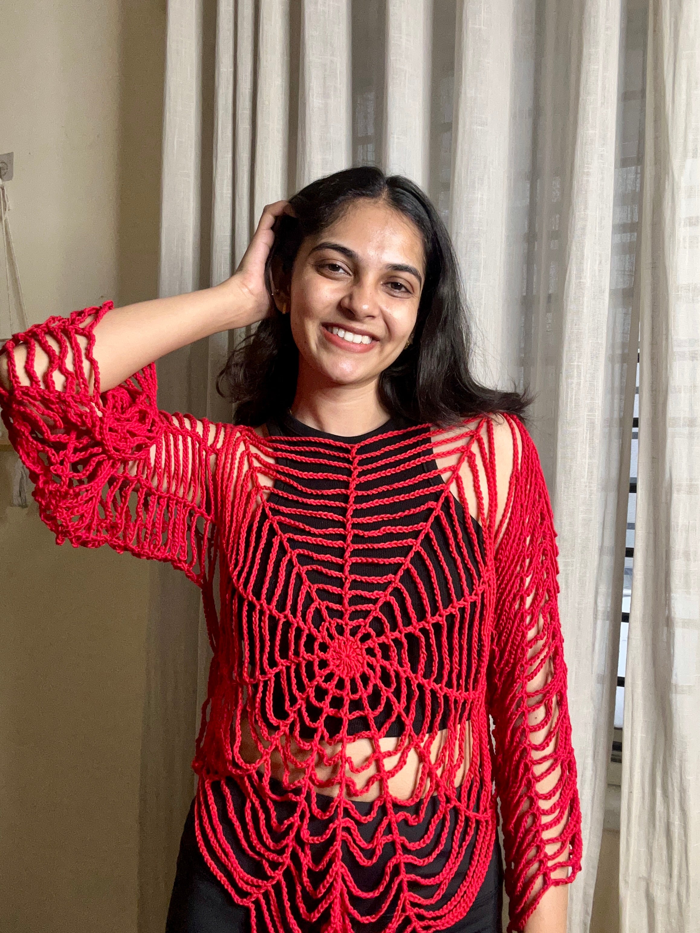 Spider web top