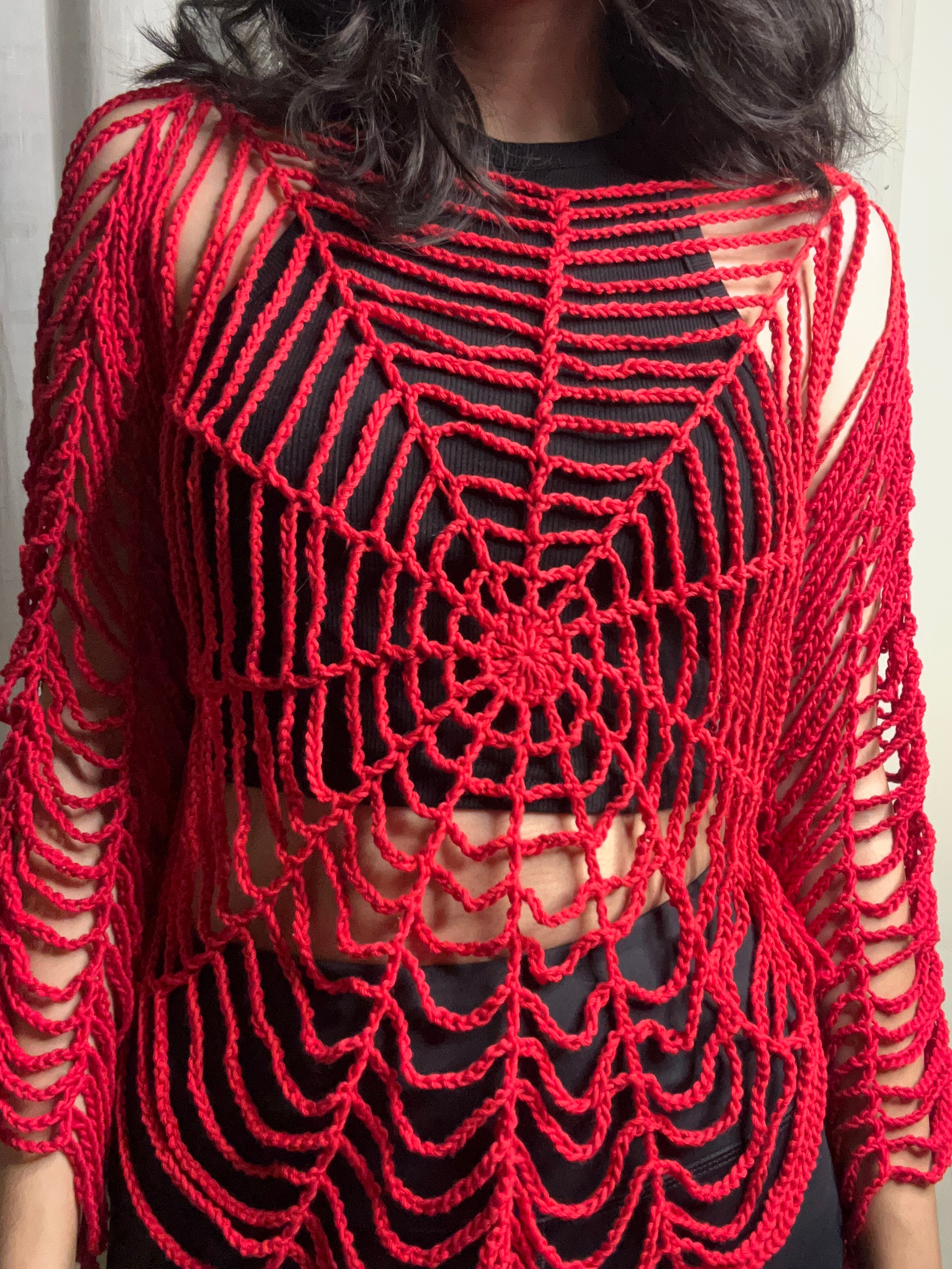 Spider web top